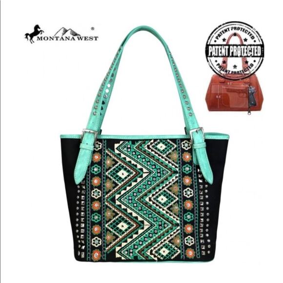 Montana West Aztec Concealed Handgun Tote Bags